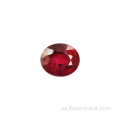 Venta al por mayor 10 * 8mm forma ovalada natural Ruby Mozambique